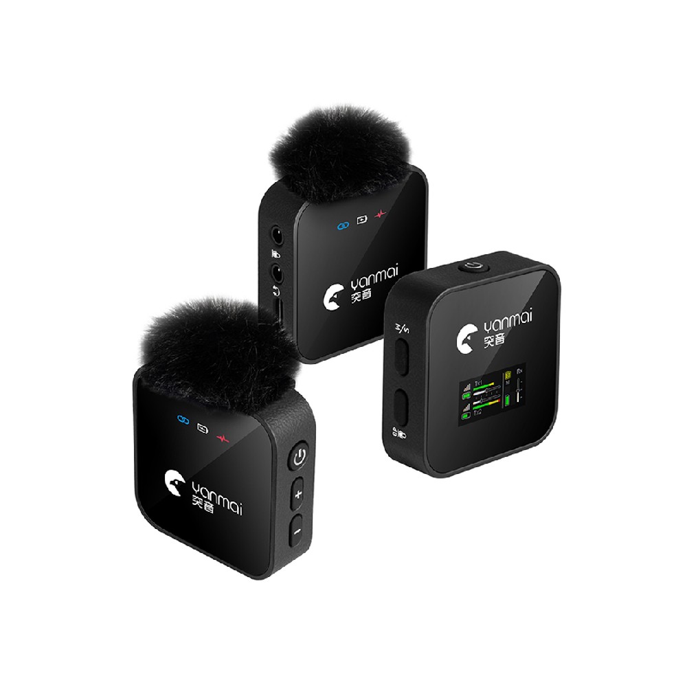 Yammai GF525 2.4G wireless one with two lavalier microphone