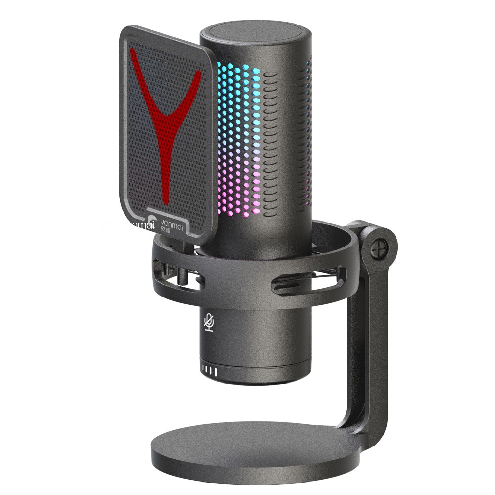 Yanmai GM7 basic RGB Gaming microphone with self-monitoring