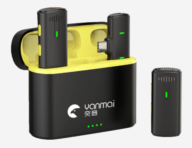 Yammai GF11 2.4G wireless mini lavalier microphone One with Two