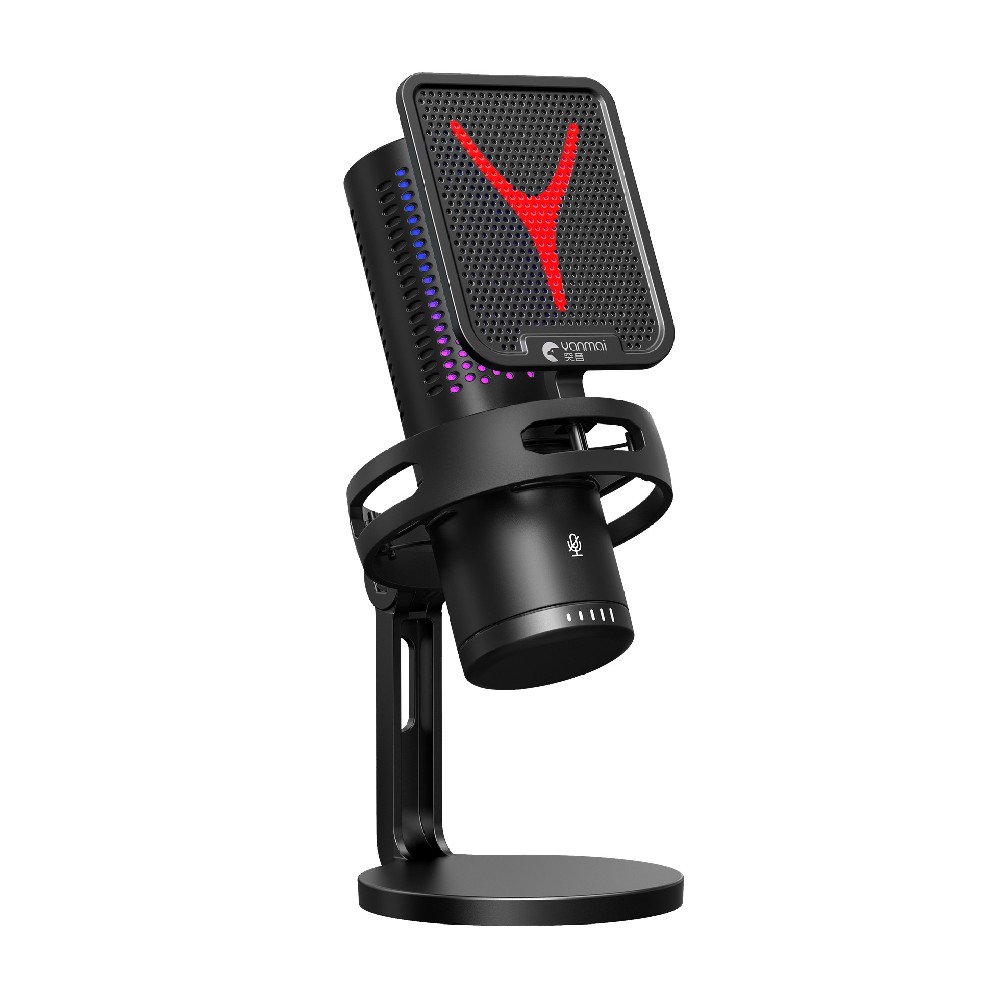 Yanmai GM7 basic RGB Gaming microphone with self-monitoring